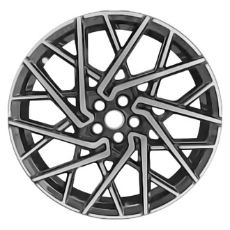 Replace® - Machined Gloss Black 20x8 Alloy Factory Wheel - Remanufactured