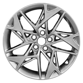 Replace® - 10 Split-Spoke Gun Metal Hypersilver 19x8 Alloy Factory Wheel - Remanufactured