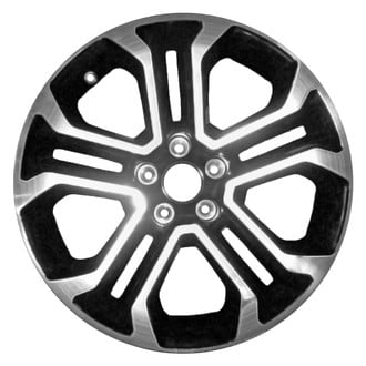 Replace® - 5 Split-Spoke Gloss Black with Machined Face 18x7 Alloy Factory Wheel - Remanufactured