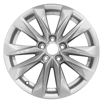 Replace® - 10-Spoke Painted Sparle Silver Metallic 17x6.5 Alloy Factory Wheel - Remanufactured