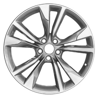 Replace® - 10-Spoke Machined Medium Charcoal Metallic 20x8 Alloy Factory Wheel - Remanufactured
