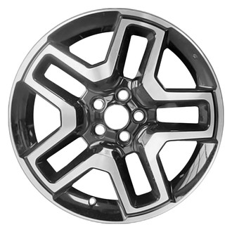 Replace® - Double 5-Spoke Machined Gloss Black 20x8.5 Alloy Factory Wheel - Remanufactured