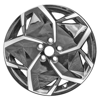 Replace® - 10-Slot Gloss Black with Machined Face 19x7.5 Alloy Factory Wheel - Remanufactured