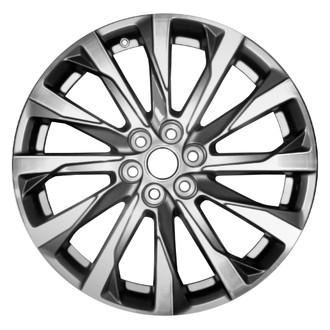 Replace® - 12-Spoke Painted Dark Bluish Charcoal 20x8 Alloy Factory Wheel - Remanufactured