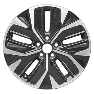 Replace® - 5-Slot Gloss Black with Machined Face 19x7.5 Alloy Factory Wheel - Remanufactured