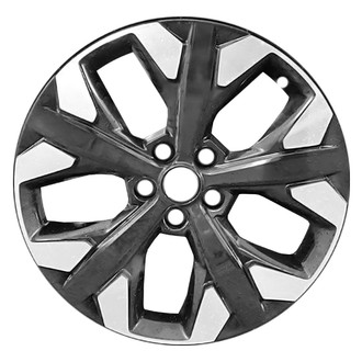 Replace® - 5-Spoke Machined Gloss Black 19x7.5 Alloy Factory Wheel - Remanufactured