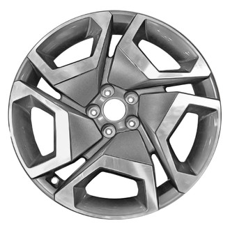 Replace® - 10-Slot Machined Medium Charcoal Metallic 20x7.5 Alloy Factory Wheel - Remanufactured