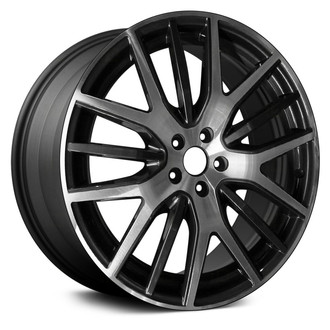 Replace® - 15-Spoke Machined and Dark Charcoal 21x9 Alloy Factory Wheel - Remanufactured