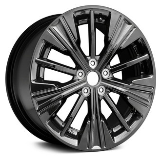 Replace® - 10-Slot Black with Machined Face 18x7 Alloy Factory Wheel - Remanufactured