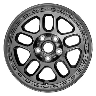 Replace® - 10 I-Spoke Black Satin Clear 17x8 Alloy Factory Wheel - Remanufactured