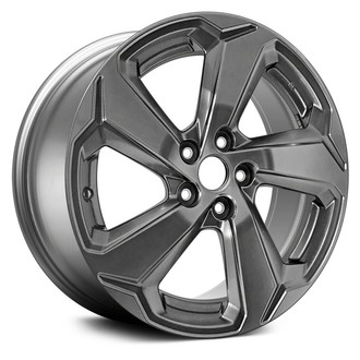 Replace® - 5-Spoke Medium Smoked Hypersilver 18x7 Alloy Factory Wheel - Remanufactured