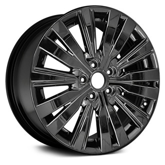 Replace® - 10 I-Spoke Painted Gloss Black 18x7 Alloy Factory Wheel - Remanufactured