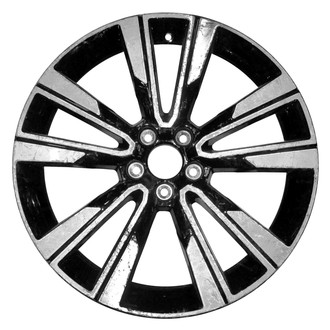 Replace® - 10 I-Spoke Gloss Black with Machined Face 19x8 Alloy Factory Wheel - Remanufactured