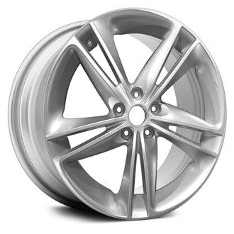 Replace® - Double 5-Spoke Bright Silver 19x7 Alloy Factory Wheel - Remanufactured
