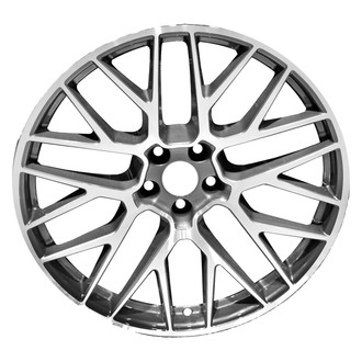 Replace® - 10 Split-Spoke Machined Medium Charcoal Metallic 21x10 Alloy Factory Wheel - Remanufactured