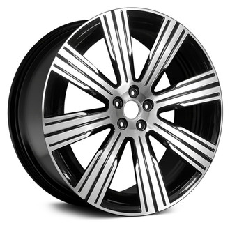 Replace® - 8 I-Spoke Black 21x9 Alloy Factory Wheel - Remanufactured