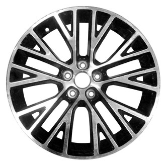 Replace® - 10 Split-Spoke Gloss Black with Machined Face 18x7.5 Alloy Factory Wheel - Remanufactured