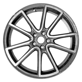 Replace® - 10 I-Spoke Dark Gray Metallic Matte Clear with Machined Face 20x7.5 Alloy Factory Wheel - Remanufactured