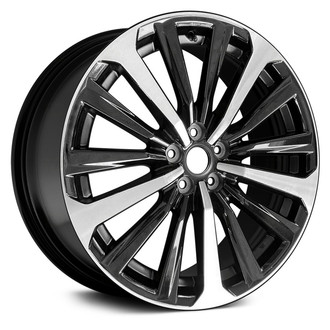 Replace® - 15-Spoke Machined Gloss Black 20x8 Alloy Factory Wheel - Remanufactured