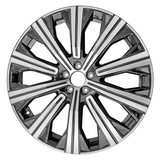 Replace® - 10 I-Spoke Gloss Black with Machined Face 20x9 Alloy Factory Wheel - Remanufactured