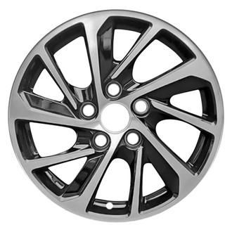 Replace® - 10 I-Spoke Machined Gloss Black 16x6.5 Alloy Factory Wheel - Remanufactured