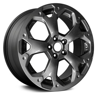 Replace® - 5 Split-Spoke Dark Charcoal 17x7 Alloy Factory Wheel - Remanufactured