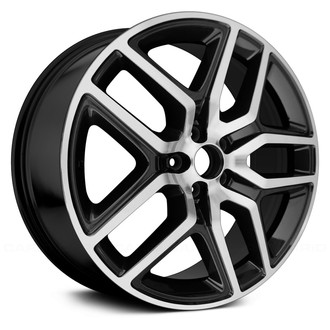 Replace® - Double 5-Spoke Black 20x8.5 Alloy Factory Wheel - Remanufactured
