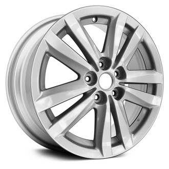 Replace® - 5 V-Spoke Silver 17x6.5 Alloy Factory Wheel - Remanufactured