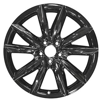 Replace® - 5 V-Spoke All Painted Black 19x8 Alloy Factory Wheel - Remanufactured