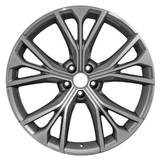 Replace® - Triple 5-Spoke Machined Medium Charcoal Metallic 21x10 Alloy Factory Wheel - Remanufactured