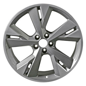 Replace® - 5 Split-Spoke Machined Medium Charcoal Metallic 20x8 Alloy Factory Wheel - Remanufactured