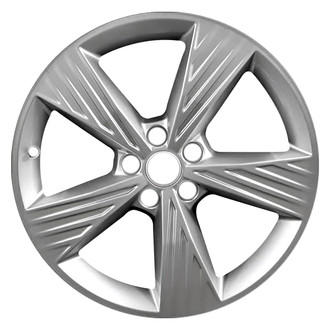 Replace® - 5-Spoke All Painted Light Silver Metallic 19x8 Alloy Factory Wheel - Remanufactured
