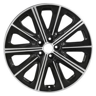 Replace® - 10 I-Spoke Machined Gloss Black 20x8 Alloy Factory Wheel - Remanufactured