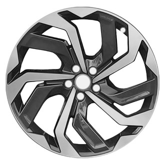 Replace® - 10 I-Spoke Polished Metallic Black 21x9.5 Alloy Factory Wheel - Remanufactured