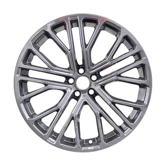 Replace® - 10 Split-Spoke All Painted Black 22x10 Alloy Factory Wheel - Remanufactured
