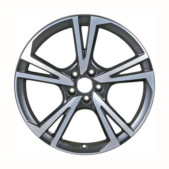 Replace® - 5-Spoke Machined Black Matte 20x8 Alloy Factory Wheel - Remanufactured