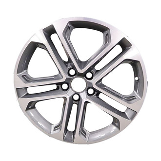 Replace® - 10 I-Spoke Machined Medium Charcoal Metallic 19x8 Alloy Factory Wheel - Remanufactured