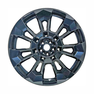 Replace® - 7 Split-Spoke All Painted Gloss Black 23x11 Alloy Factory Wheel - Remanufactured