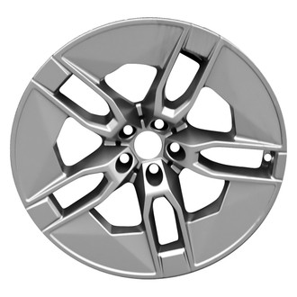 Replace® - Double 5-Spoke All Painted Medium Charcoal Matte 20x8.5 Alloy Factory Wheel - Remanufactured