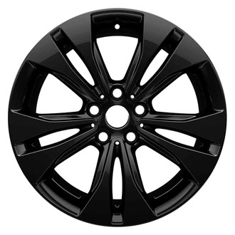 Replace® - Double 5-Spoke Painted Gloss Black 18x7.5 Alloy Factory Wheel - Remanufactured