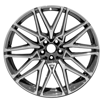 Replace® - 10 Split-Spoke Machined Black with Black Tint 22x11.5 Alloy Factory Wheel - Remanufactured