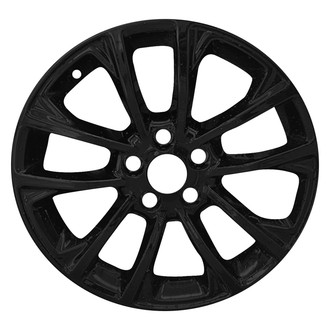 Replace® - 10 I-Spoke Gloss Black 17x7 Alloy Factory Wheel - Remanufactured