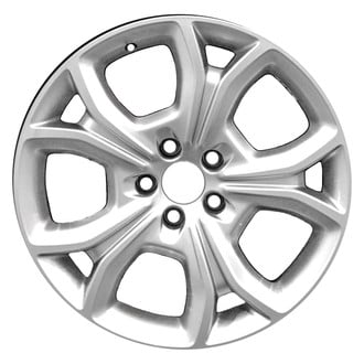 Replace® - 5 Split-Spoke All Painted Medium Silver Metallic 18x7.5 Alloy Factory Wheel - Remanufactured