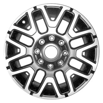 Replace® - 8 Split-Spoke Machined Black Matte 20x8 Alloy Factory Wheel - Remanufactured