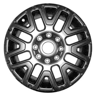 Replace® - 8 Split-Spoke All Painted Black 20x8 Alloy Factory Wheel - Remanufactured