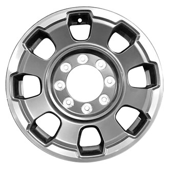 Replace® - 8 I-Spoke Machined Flange Dark Charcoal Metallic Matte 18x8 Alloy Factory Wheel - Remanufactured