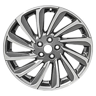 Replace® - 12 I-Spoke Machined Medium Charcoal Metallic 19x7.5 Alloy Factory Wheel - Remanufactured