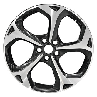 Replace® - 5-Spoke Machined Gloss Black 19x7 Alloy Factory Wheel - Remanufactured