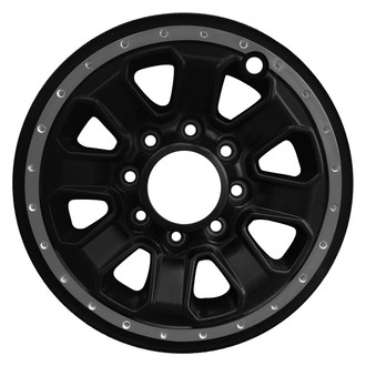 Replace® - 6 Split-Spoke Black 17x8.5 Alloy Factory Wheel - Remanufactured