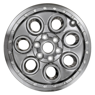 Replace® - 7-Hole All Painted Flat Black 17x8.5 Alloy Factory Wheel - Remanufactured